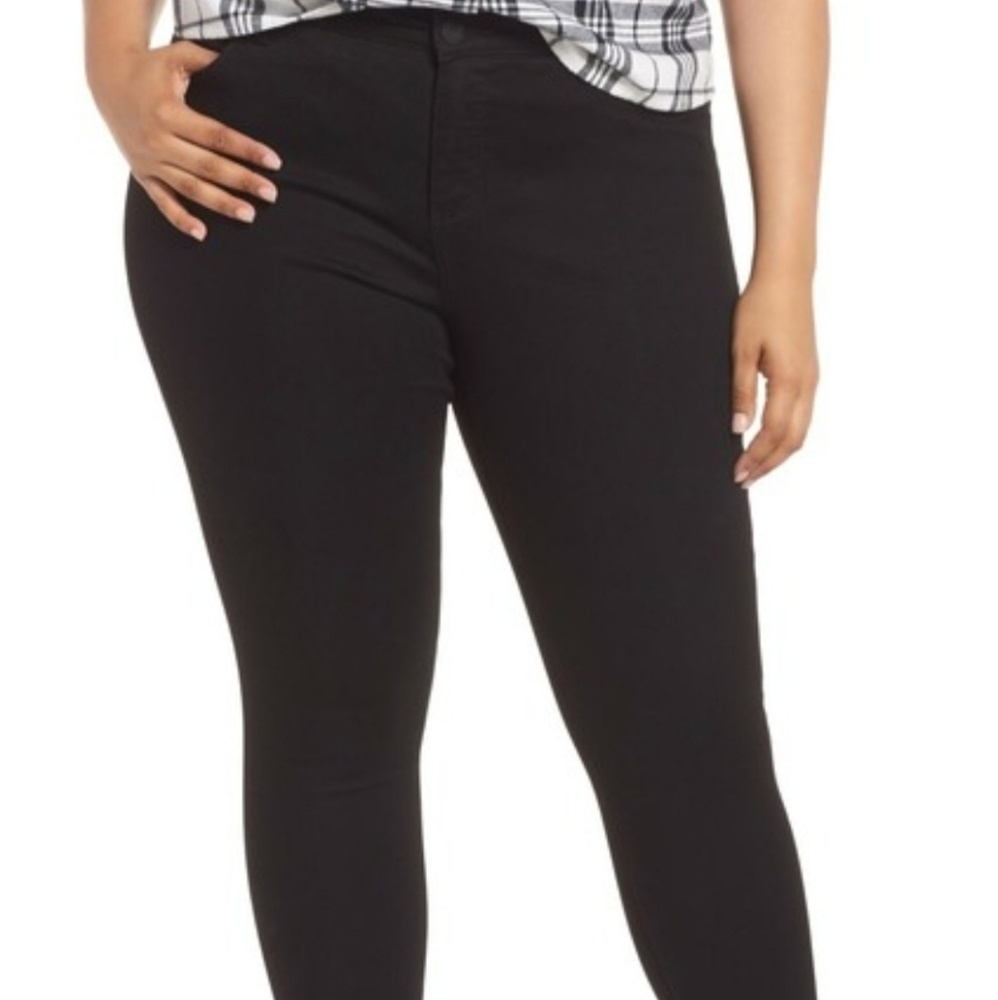 Donna High Waist Ankle Skinny Jeans (Plus Size)